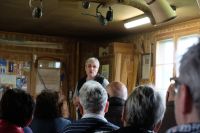 Meister Bachmann beim Erklären