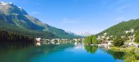 St. Moritz, Blick in Richtung Bad