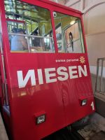 Fahrt mit der Standseilbahn auf den Niesen...