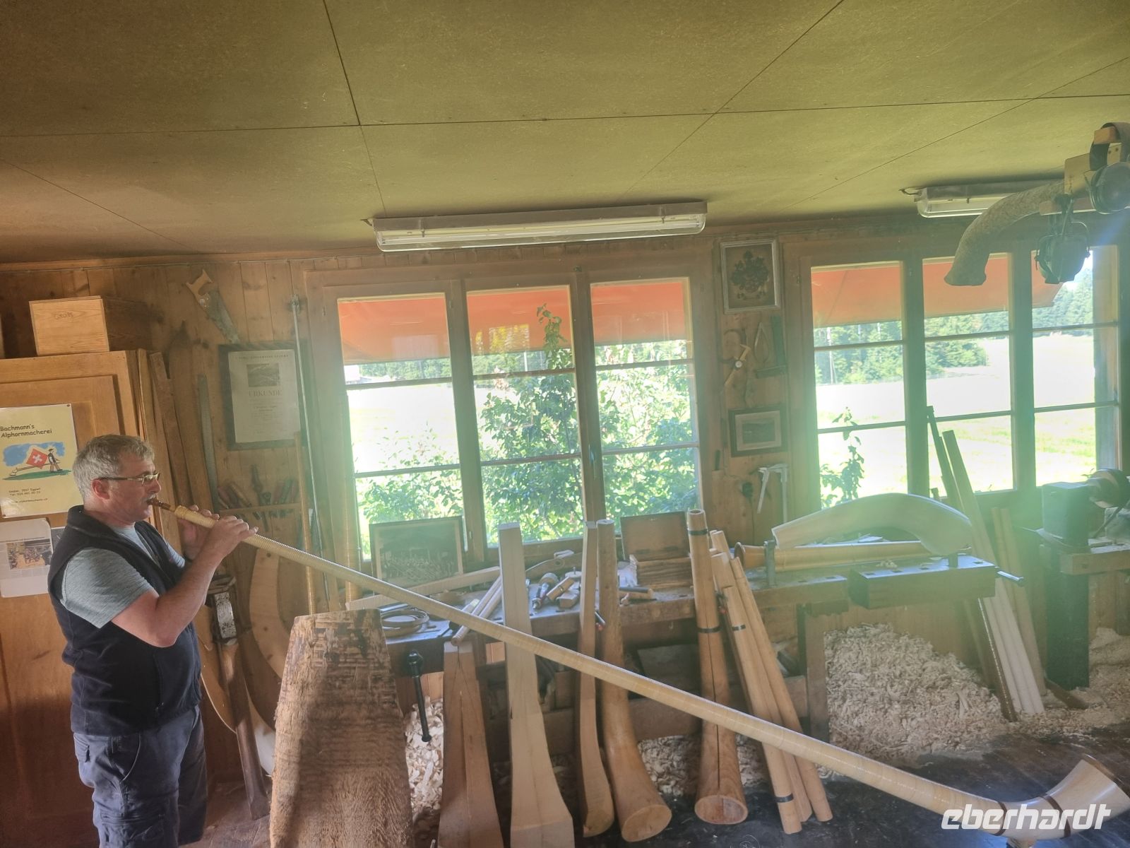 Emmental - Bachmann's Alphornmacherei in Eggiwil