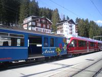 Fahrt mit dem Arosa-Express