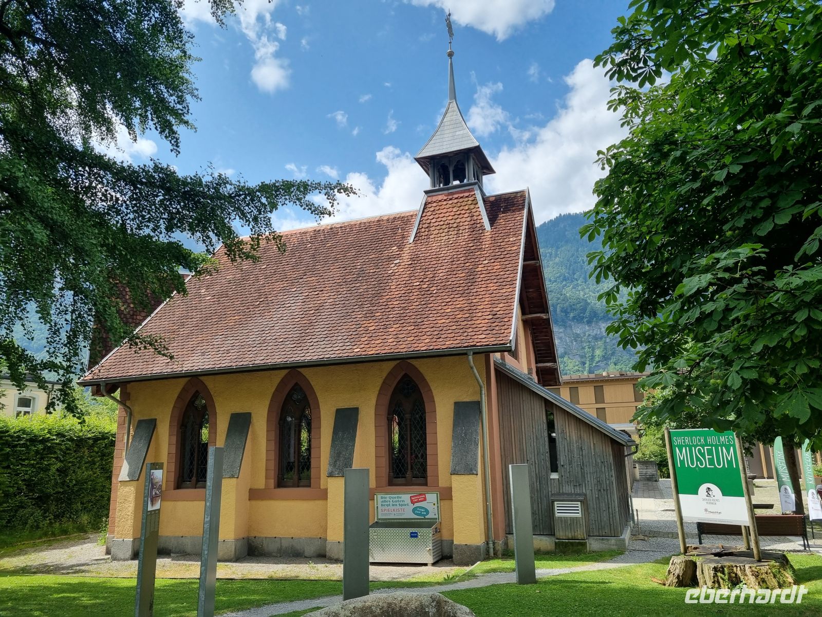Meiringen - Englische Kirche (Sherlock-Holmes-Museum)