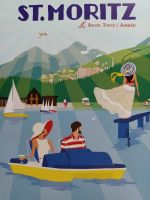 St. Moritzwerbung mit „Sonne - das ganze Jahr“