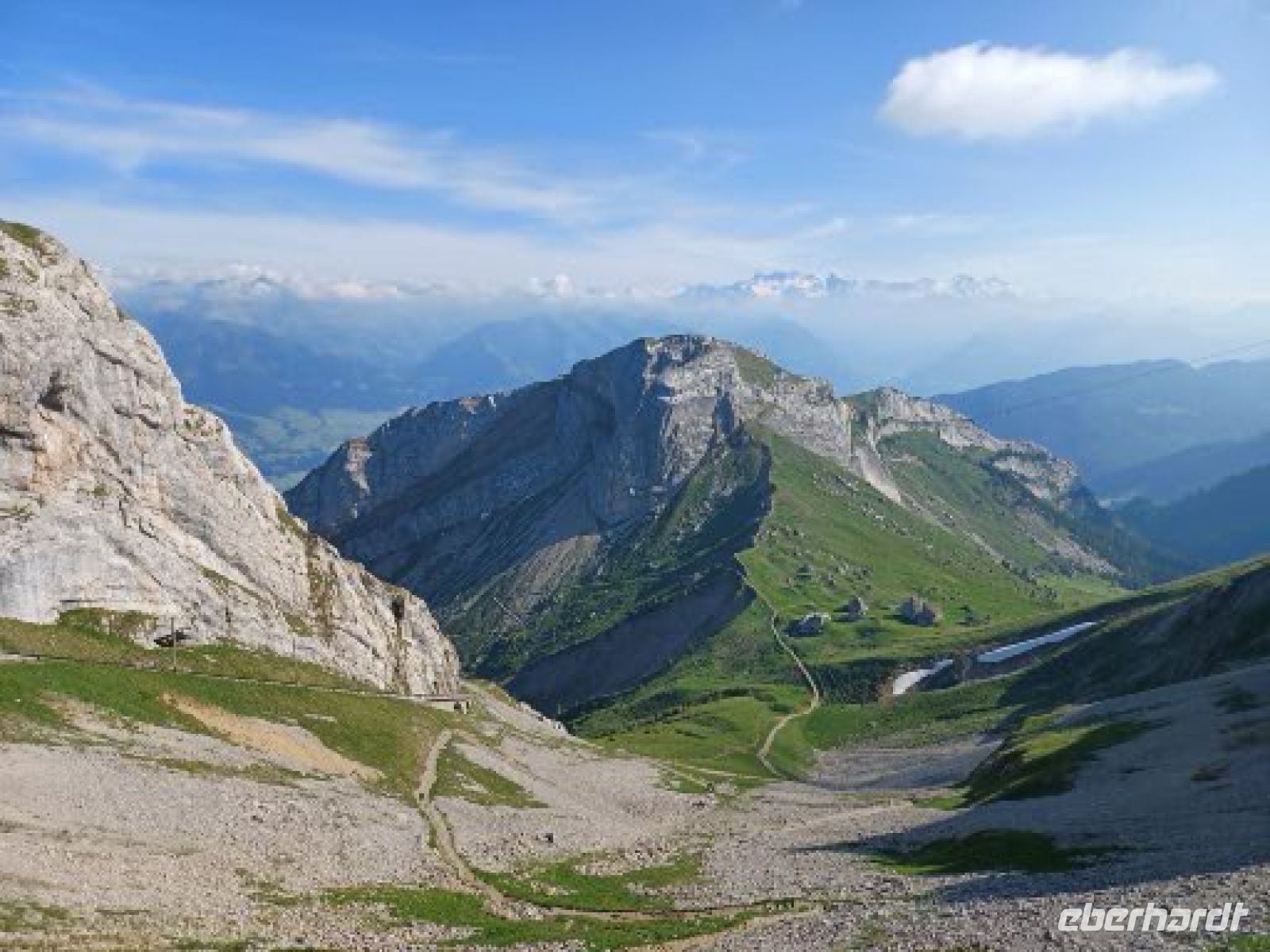 Blick vom Pilatus im Nachmittagslicht