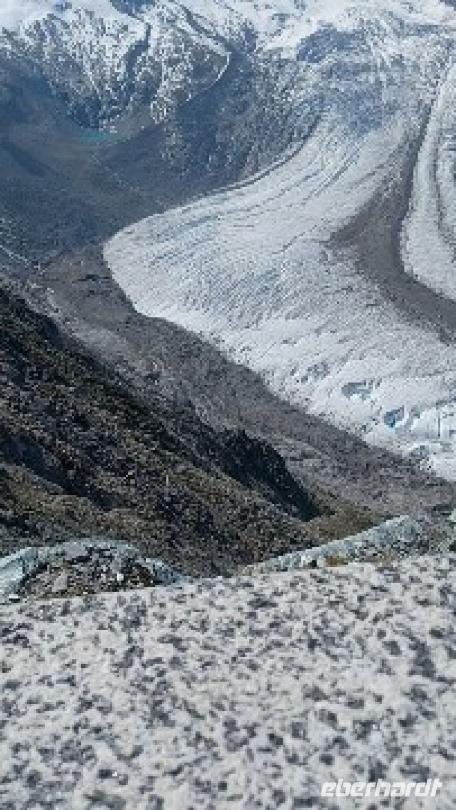 Gornergletscher mit einer Länge von 12 km