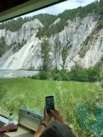 Glacier Express Fahrt durch die Rheinschlucht