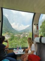 Panoramablick aus dem Berninaexpress