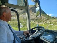 …sicher über die Pässe -Auffahrt zum Julierpass