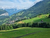 Fahrt mit der Wengernalpbahn von Lauterbrunnen zur Kleinen Scheidegg - Wengen