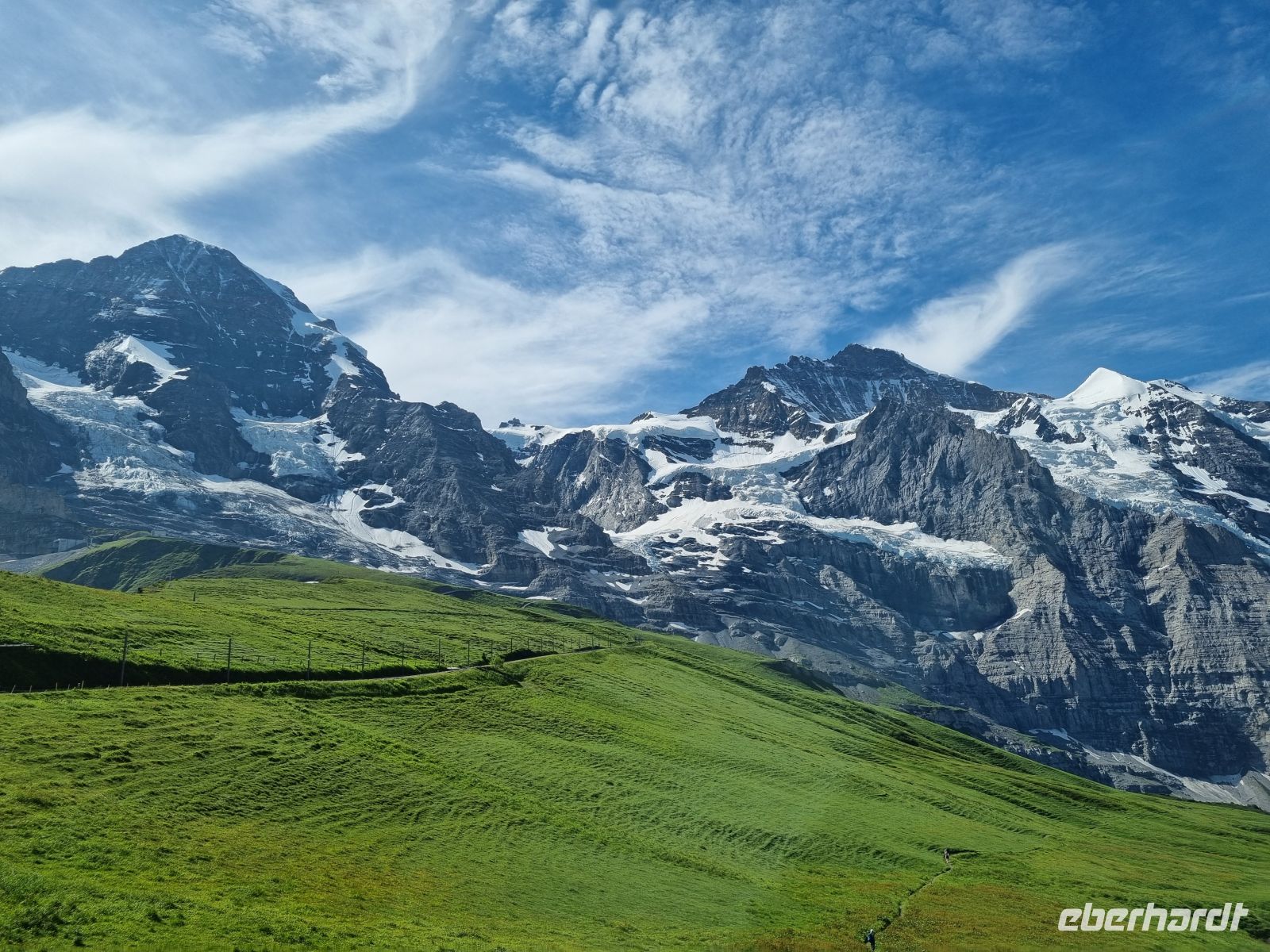 Kleine Scheidegg mit Mönch und Jungfrau
