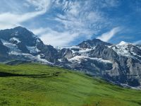 Kleine Scheidegg mit Mönch und Jungfrau