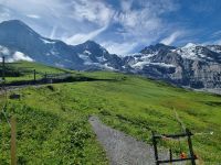 Kleine Scheidegg mit Eiger, Mönch und Jungfrau 