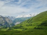 Fahrt mit der Jungfraubahn zum Jungfraujoch - Blick in Richtung Schilthorn