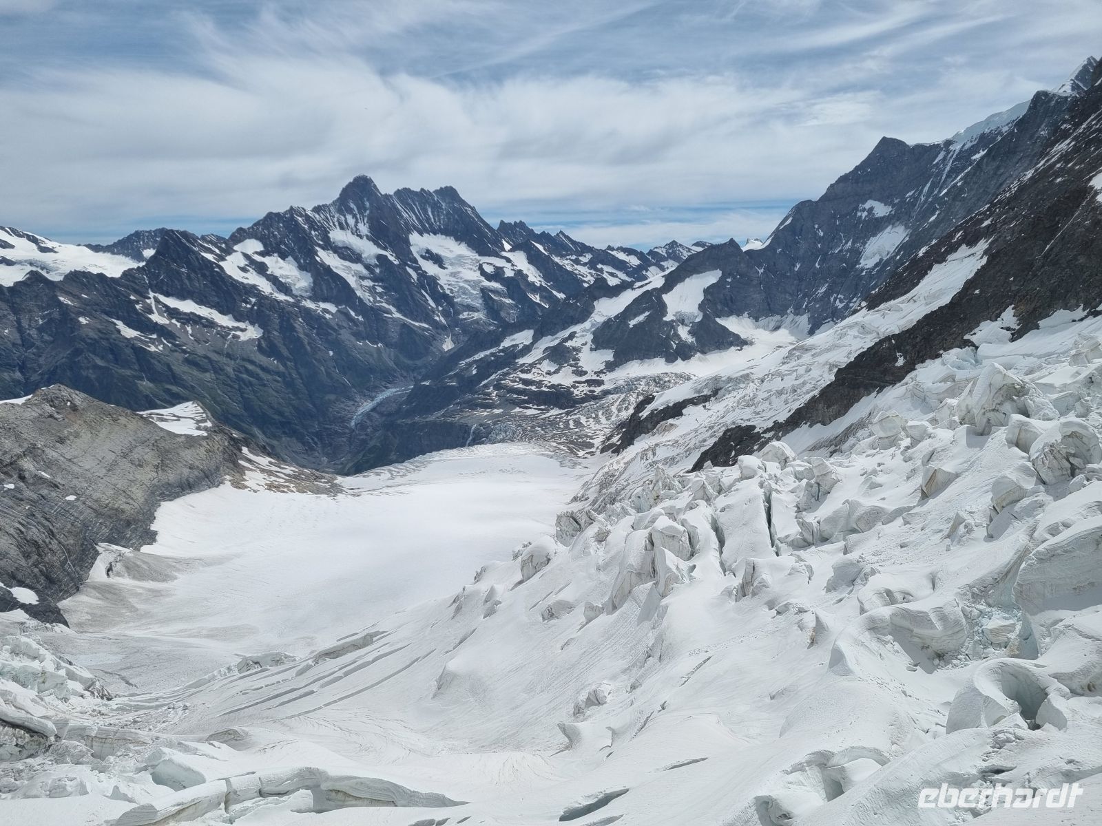 Fahrt mit der Jungfraubahn zum Jungfraujoch - Station 