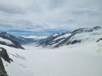 Jungfraujoch - Blick zum Aletschgletscher