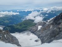 Jungfraujoch - Ausblick von der Sphinx-Aussichtsplattform