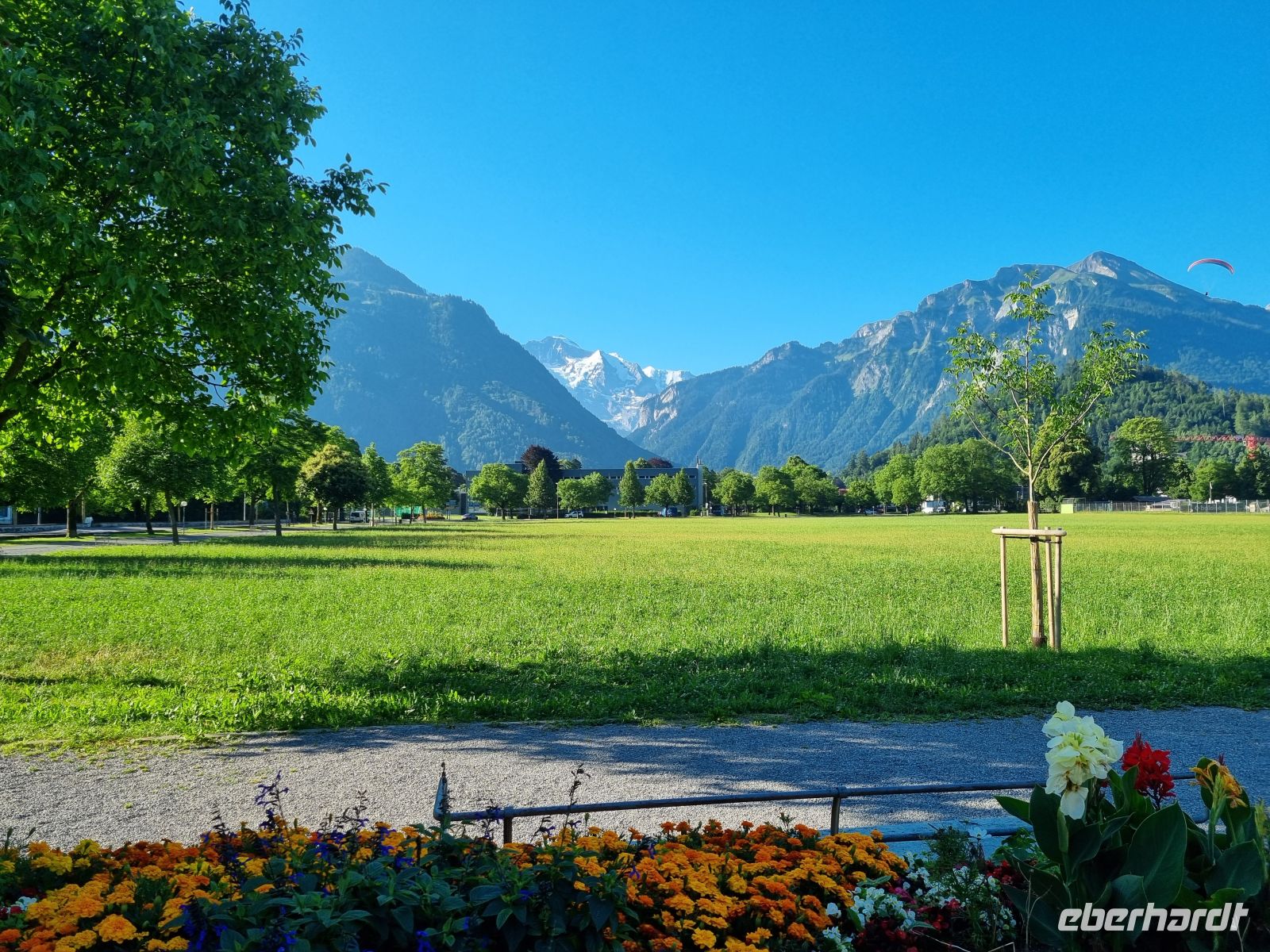 Interlaken - Blick zur Jungfrau 