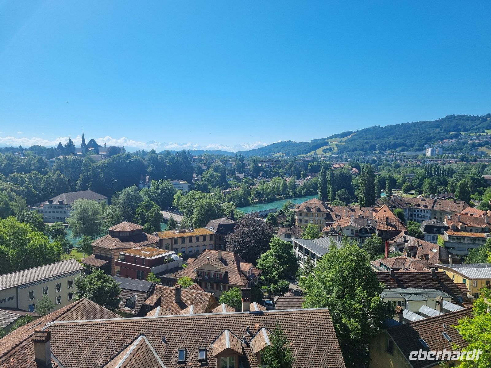 Bern - Ausblick von der Bundesterrasse