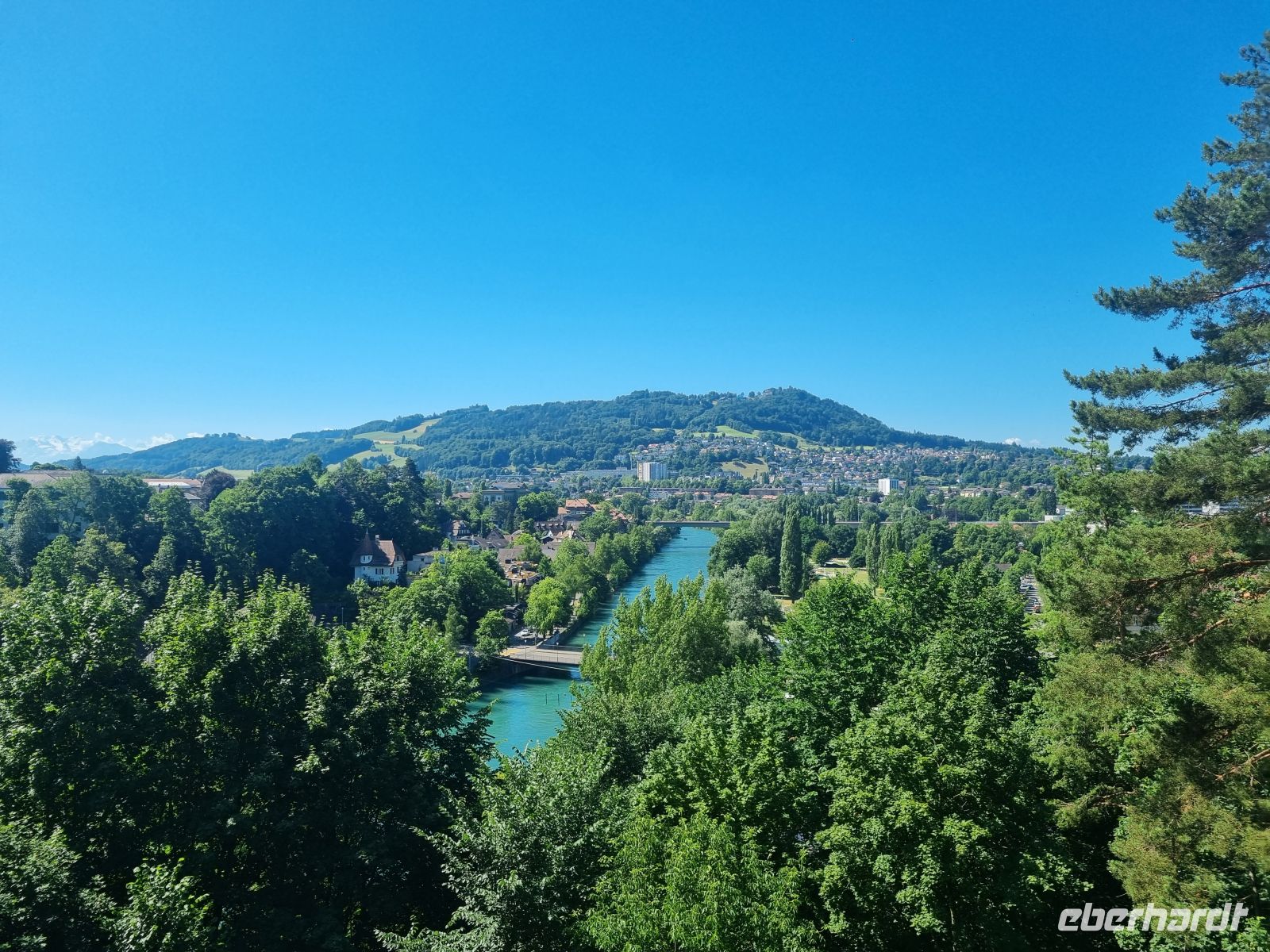 Bern - Ausblick von der Bundesterrasse