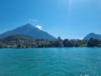 Schifffahrt auf dem Thunersee - Blick zum Niesen