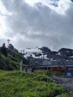 006 Engelberg Fahrt auf den Titlis - Blick zum Gipfel