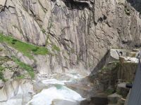 041 Fahrt ins Fieschertal - Schöllenenschlucht an der Teufelsbrücke