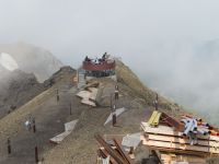 454.1 Ausflug zum Schilthorn - auf dem Gipfel - leider kaum Sicht