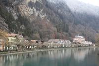 die Aare bei Interlaken