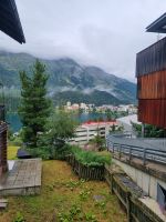 St. Moritz Dorf mit Blick auf den St. Moritzersee 