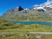 Berninapass - Blick zum Lago Bianco