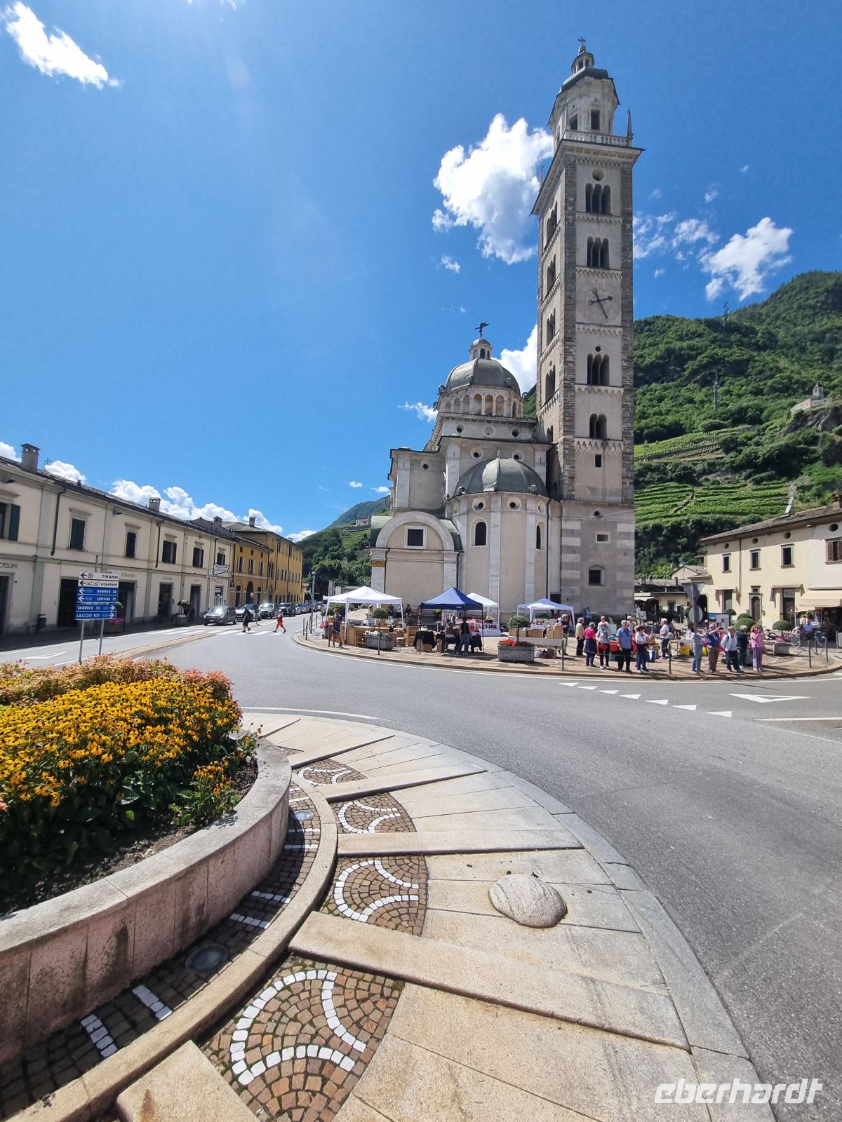 Fahrt mit dem Bernina-Express (Wallfahrtkirche 