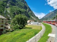 Fahrt mit dem Bernina-Express (Val di Poschiavo)