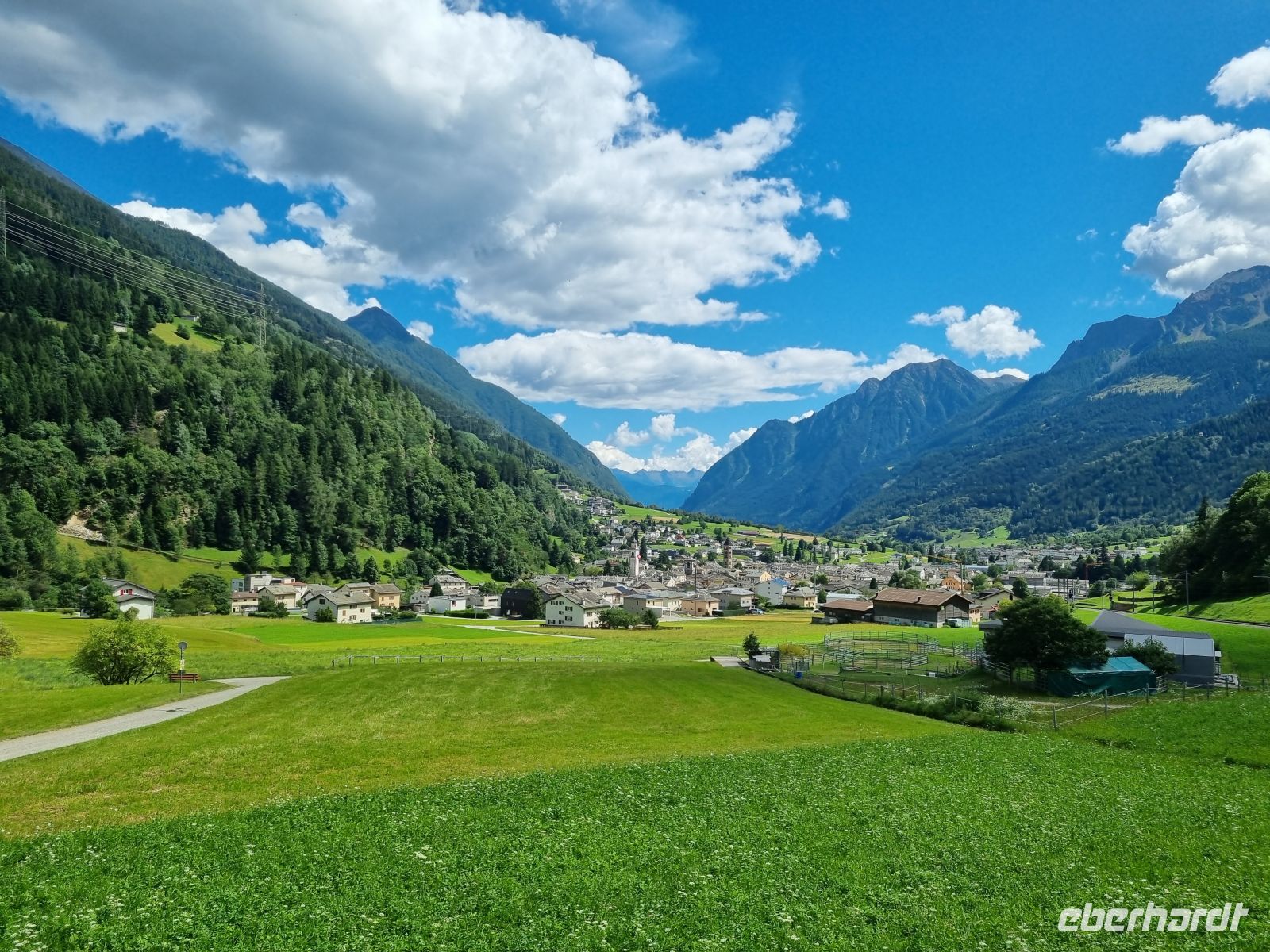 Fahrt mit dem Bernina-Express (Poschiavo)