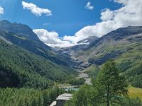Fahrt mit dem Bernina-Express (Piz Palü mit Palü-Gletscher)