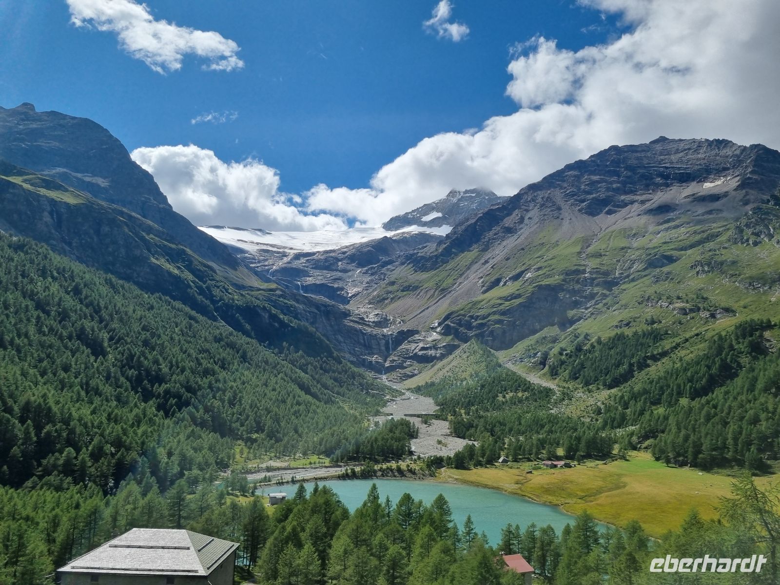 Fahrt mit dem Bernina-Express (Palü-See bzw. Palü-Gletscher)