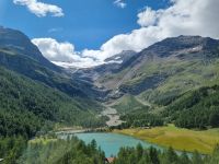 Fahrt mit dem Bernina-Express (Palü-See bzw. Palü-Gletscher)