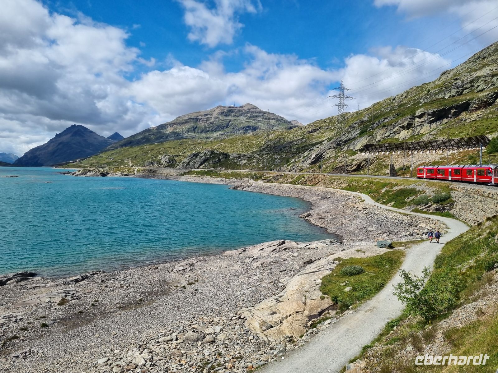 Fahrt mit dem Bernina-Express (Lago Bianco)