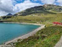 Fahrt mit dem Bernina-Express (Lago Bianco)