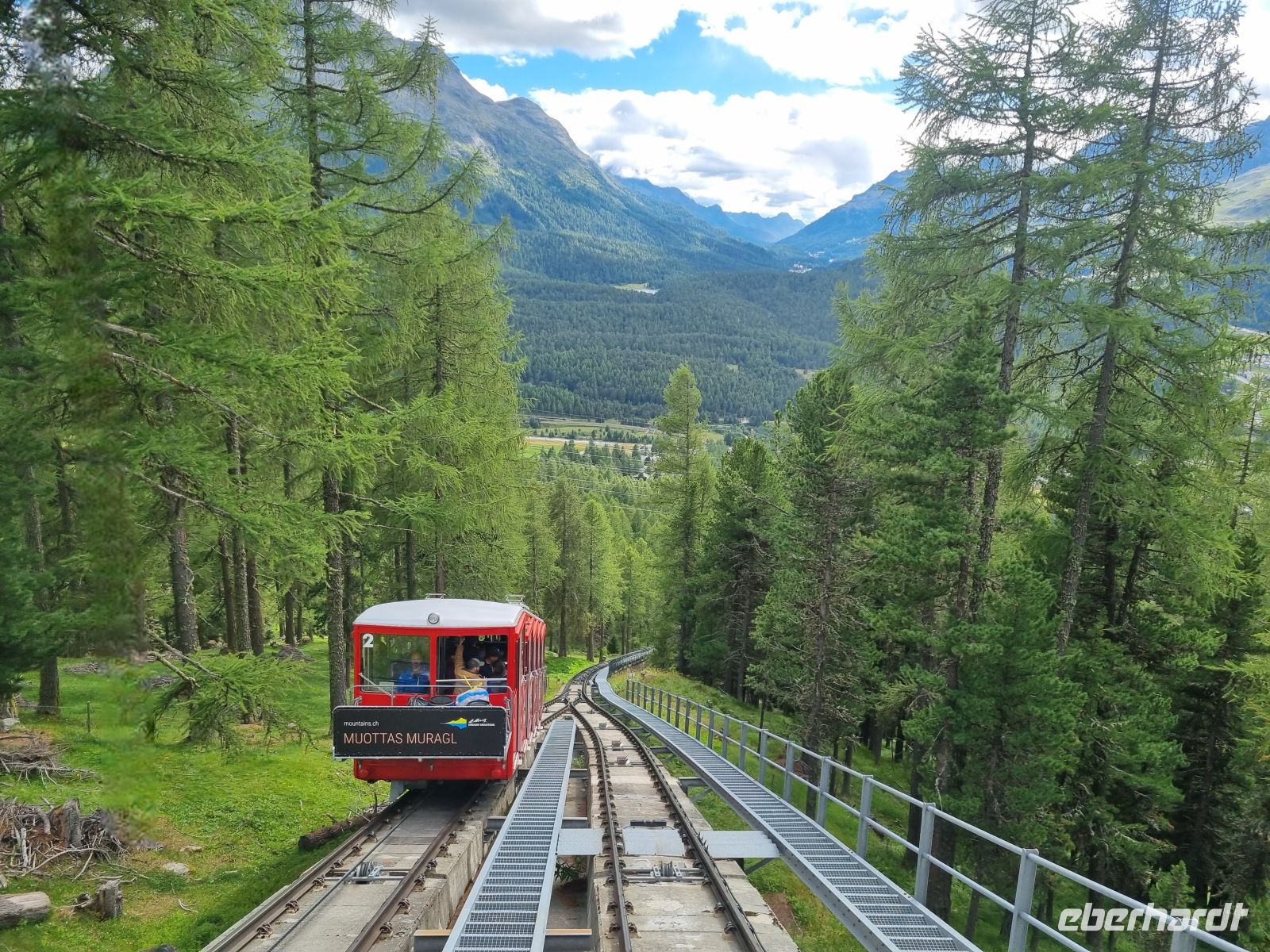 Standseilbahn zum Muottas Muragl