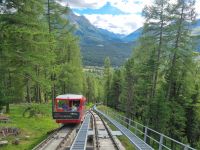 Standseilbahn zum Muottas Muragl