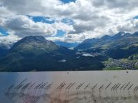 Muottas Muragl - Blick auf die Oberengadiner Seen