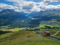 Muottas Muragl - Blick auf die Oberengadiner Seen