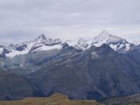 Zinalrothorn (4.221 m.ü.M.) + Weisshorn (4.506 m.ü.M.), Gornergrat, Schweiz