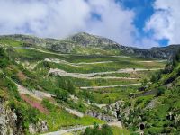Südanfahrt zum Grimselpass, Oberwald, Schweiz