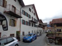 Ortsdurchfahrt, Schmitten, Schweiz