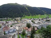 Blick zum Jakobshorn, Davos, Schweiz