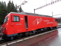 zahnradfähige Lok, Andermatt, Schweiz