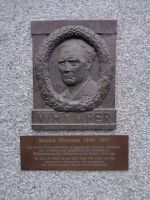 Denkmal für Edward Whymper, Erstbesteiger des Matterhorns, Zermatt, Schweiz