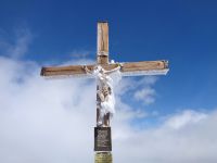 Gipfelkreuz Klein Matterhorn (3.883 m.ü.M.), Zermatt, Schweiz