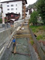 Triftbach, Zermatt, Schweiz